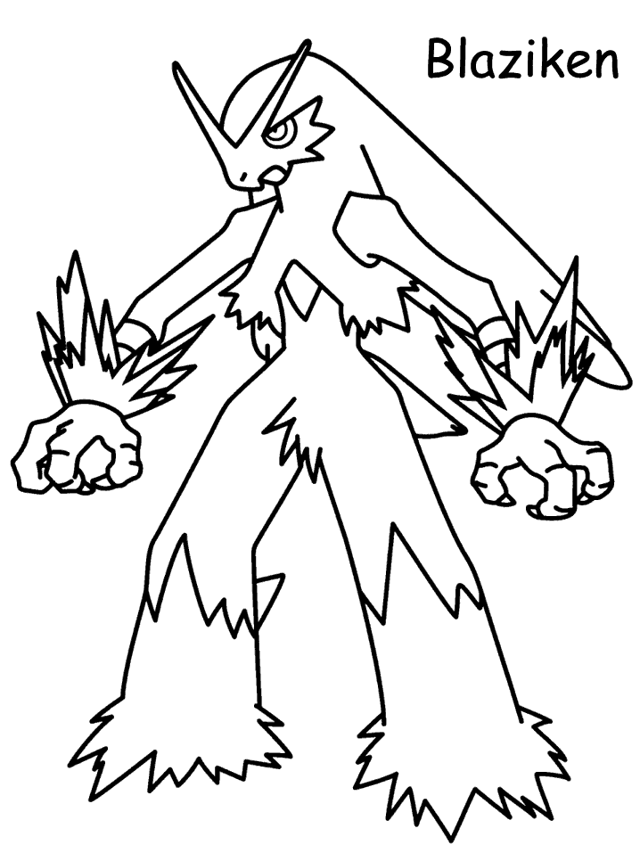 Download Pokemon Coloring Pages To Print Out 10 Pokemon Blaziken ...