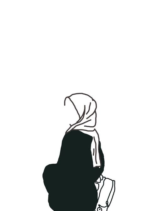 gambar tumblr hijab art gambar islami