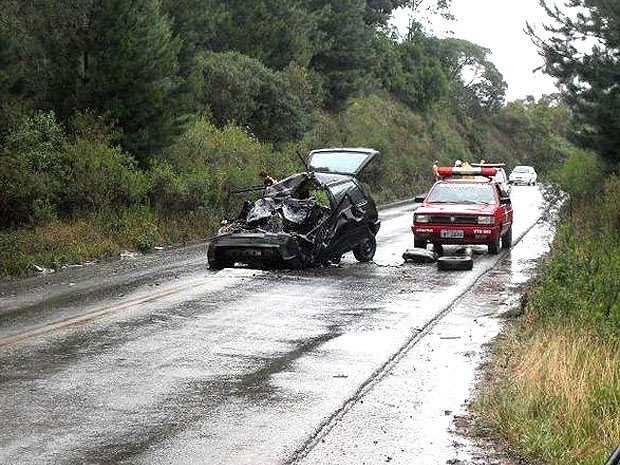Morre o ex-jogador do São Paulo Catê (Foto: Corpo de Bombeiros Voluntários de Antônio Prado / Divulgação)