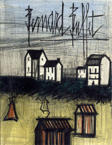 ベルナール ビュッフェ リトグラフ Bernard Buffet Lithographs 1952 1966 Bernard Buffet Fernand Mourlot Georges Simenon 古書 古本 買取 神田神保町 池袋 夏目書房