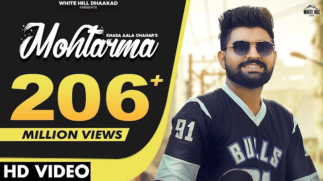 MOHTARMA LYRICS - KHASA AALA CHAHAR