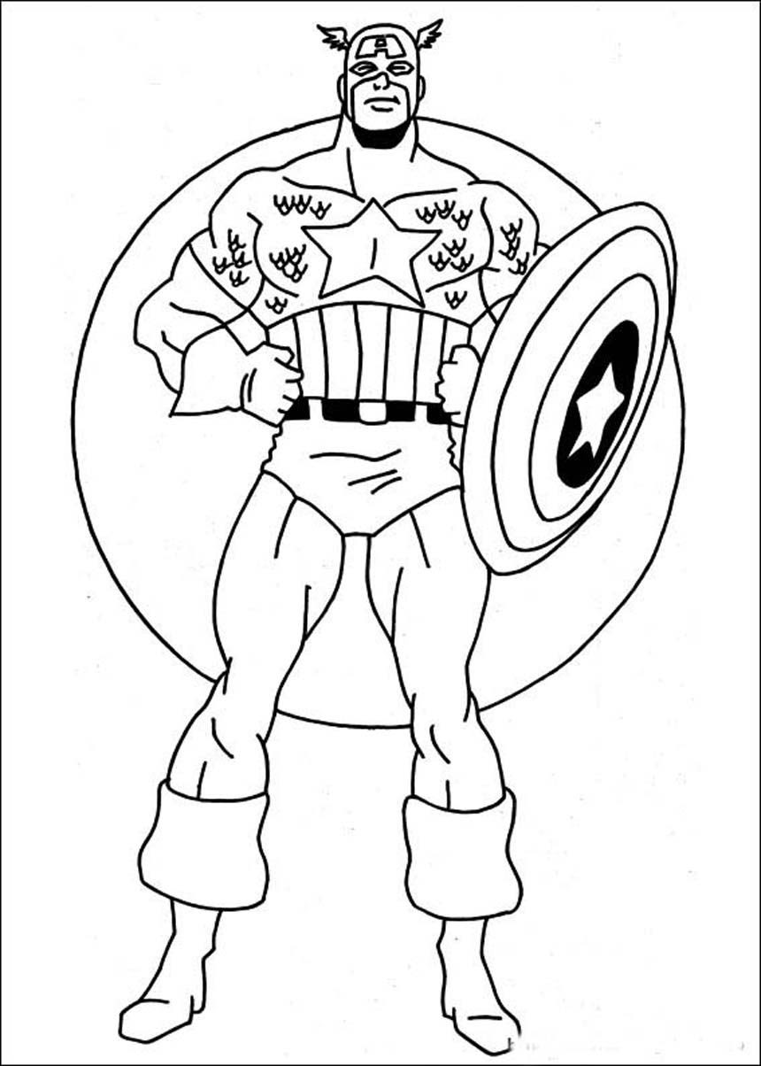 Free Avengers Captain America Coloring Pages Download Free Clip Art Free Clip Art On Clipart Library