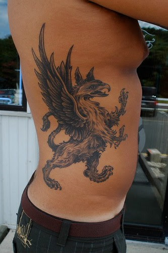 griffin tattoo by Independent Tattoo
