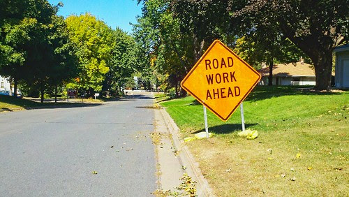 Road Work Ahead
