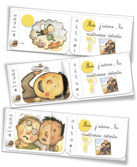 Cartes Albums Moi J Adore La Maitresse Deteste Bout De Gomme