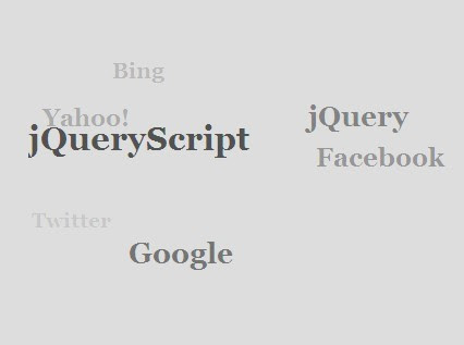 Download Minimalist Tag Cloud Generator with jQuery - tagcloud.js ...
