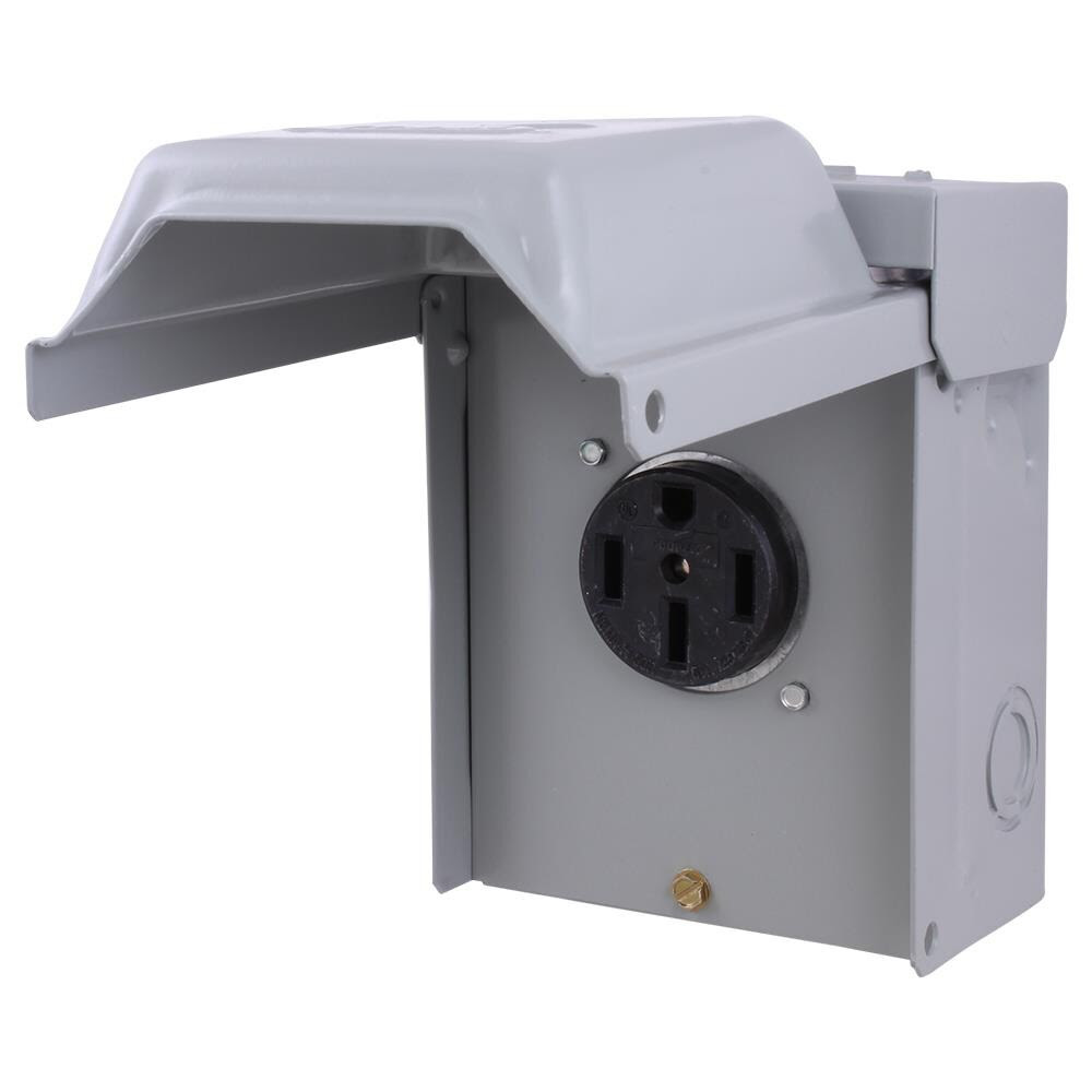 Ge 50 Amp Temporary Rv Power Outlet In The Temporary Power Distribution Department At Lowes Com