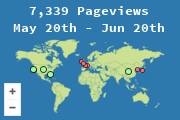 Locations of visitors to this page