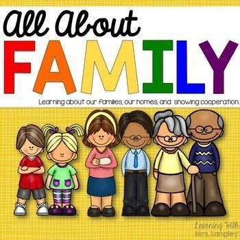  family unit for kindergarten family activities preschool