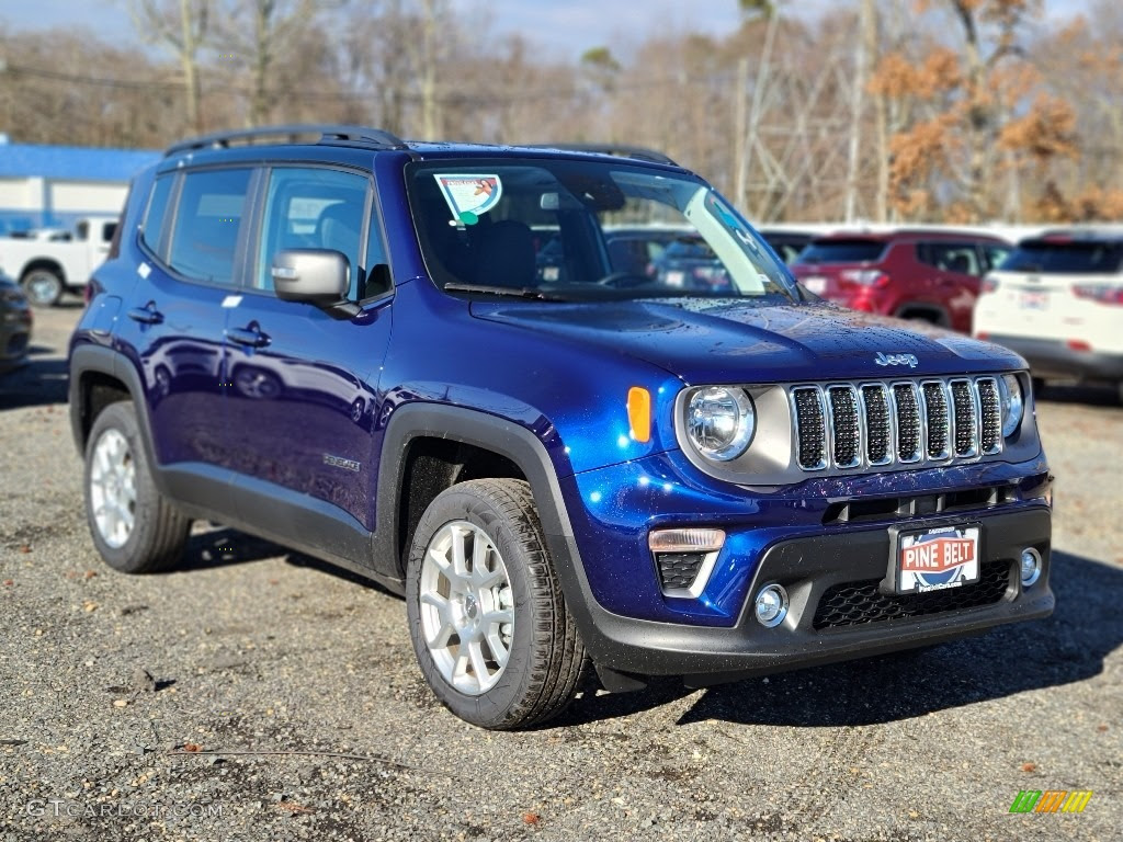 21 Jetset Blue Jeep Renegade Limited 4x4 Gtcarlot Com Car Color Galleries