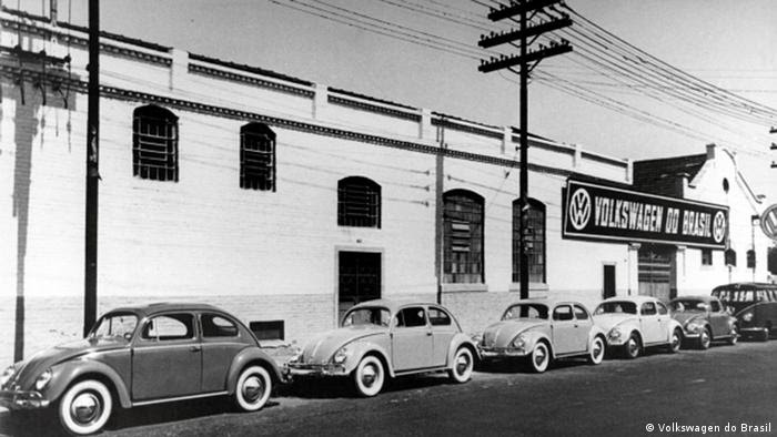 Lagerhaus in São Paulo, wo VW Brasilien seine Tätigkeit im Jahr 1953 begann.