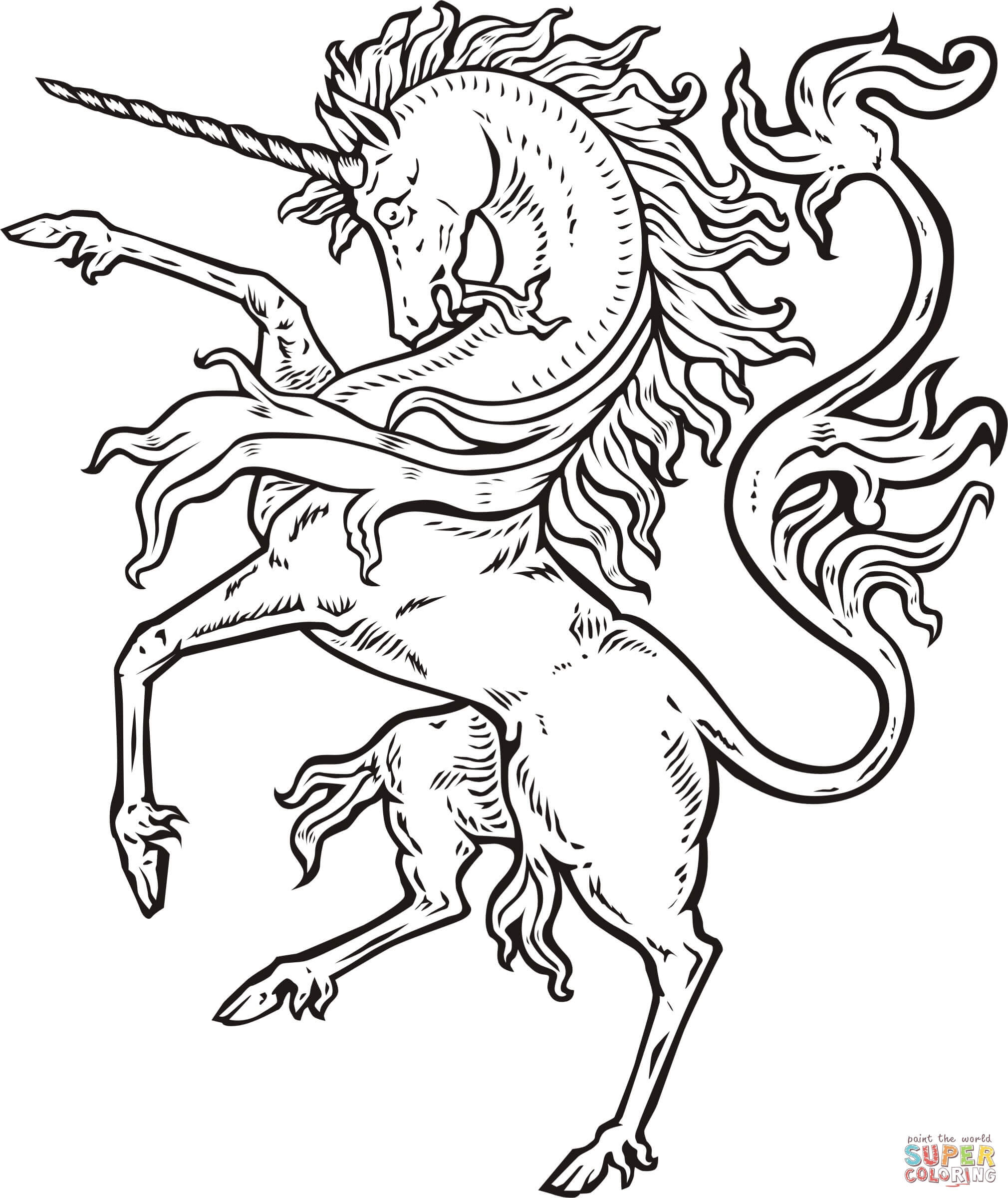 Unicorn coloring page Free Printable Coloring Pages Unicorn coloring page Free Printable Coloring Pages