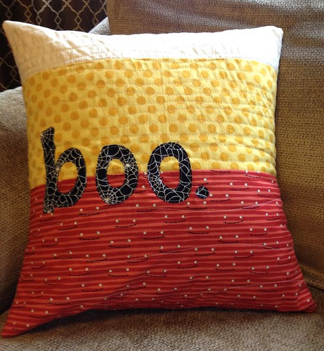Halloween pillow for Wyatt