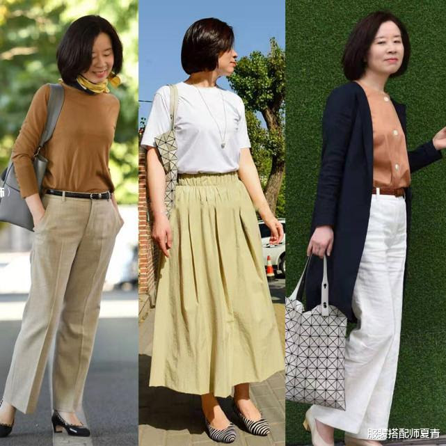 五六十岁女人初夏穿搭 不装嫩也不显老 大方得体就很美 考拉海购