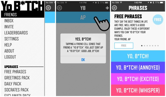 Yo Btch YB app