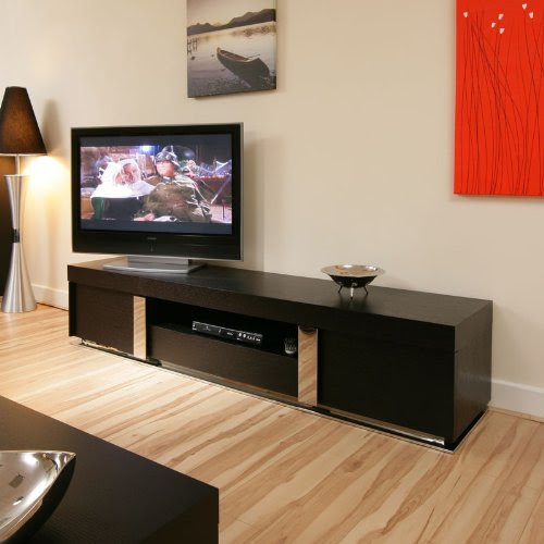Large TV / Television Cabinet/Entertainment Unit/Center Black Oak 912F