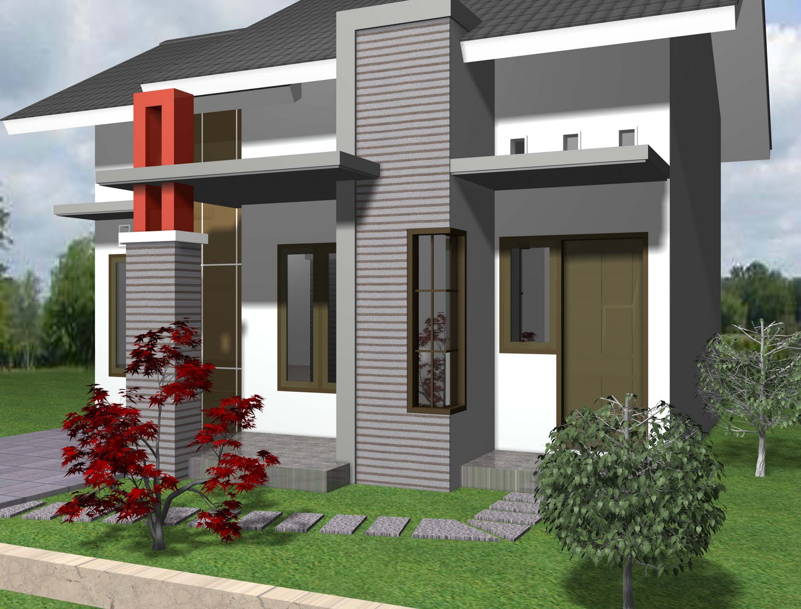 Desain Rumah Minimalis Type 21 1 2 Lantai Sederhana Desain Rumah Minimalis Type 21 1 2 Lantai Sederhana