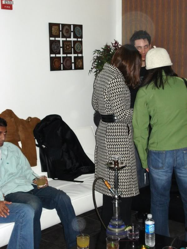One of Pasha Lounge's sheesha corners.