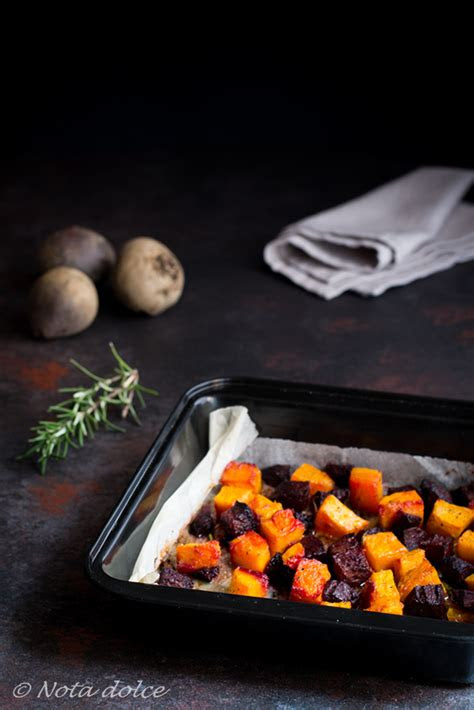 zucca  barbabietole al forno ricetta facile nota dolce
