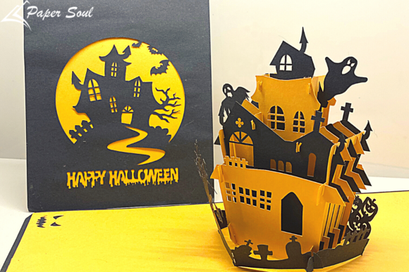 Make  Pop Up Halloween Card Diy 3D SVG Cut Files use them with your Cricut machine to make some adorable fall crafts! #svg #svgfile #freesvg #pumpkin #fall #cricut