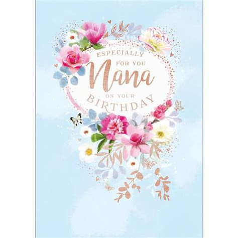  printable colour in happy birthday nana card a4 size etsy nana