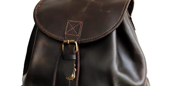 16" Brown Leather Backpack Vintage Rucksack Laptop Bag Water Resistant Casual Daypack College Bookbag Comfortable Lightweight Travel Hiking/picnic For Men