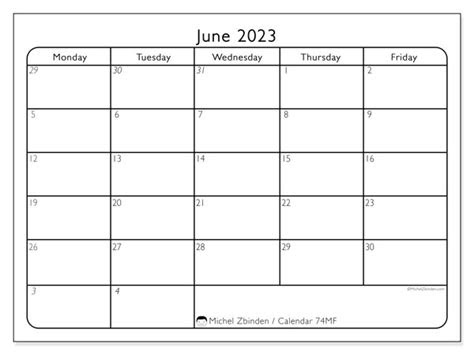 Go ahead and select the format which you like! june 2023 printable calendar 504ms michel zbinden uk