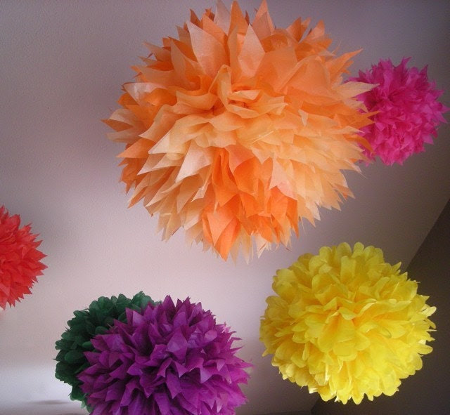 Zinnia Lover 7 Piece Pom Kit