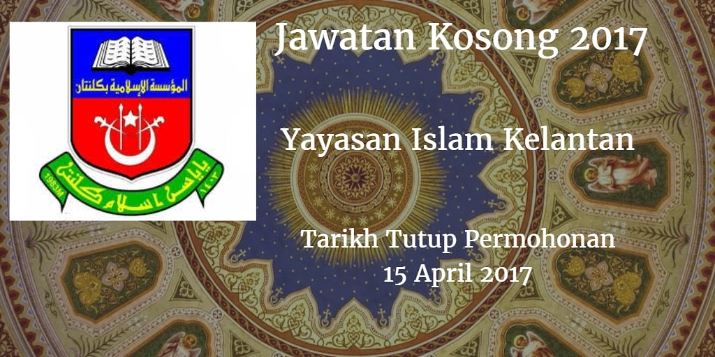 Jawatan Kosong YIK 15 April 2017