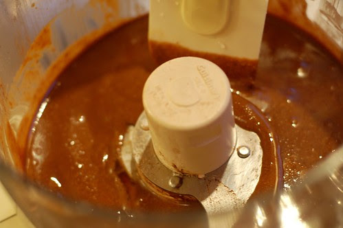 After adding melted chocolate by Eve Fox, Garden of Eating blog, copyright 2012