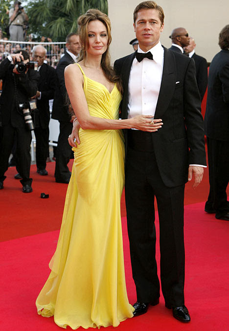 young brad pitt pics. Brad Pitt and Angelina Jolie