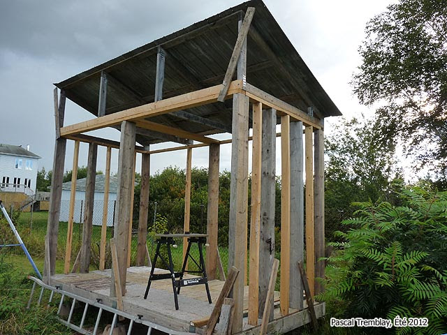 Wood Shed Building Idea - How to Build Cheap Firewood Storage Shed