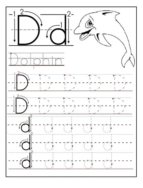  letter d worksheet for preschool preschool crafts