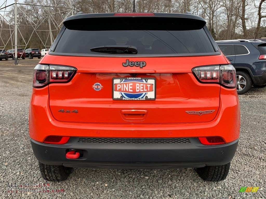 2021 Jeep Compass Trailhawk 4x4 in Spitfire Orange for sale photo #7