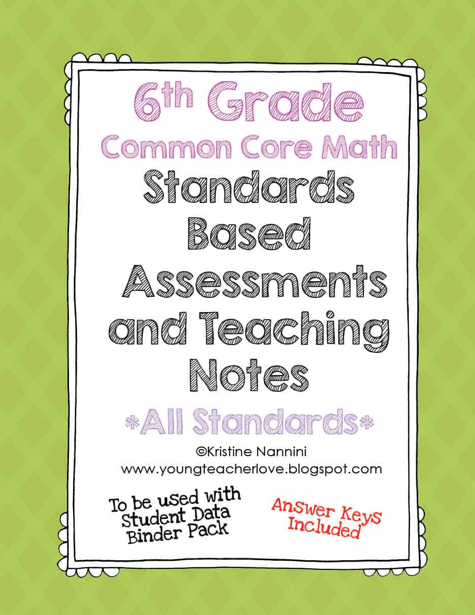 Common Core Math Pre Assessment 6th Grade  third grade common core math pre assessment word 