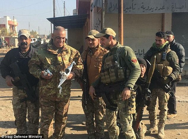 Iraqi Rapid Response Units in Mosul on Jan. 4: 