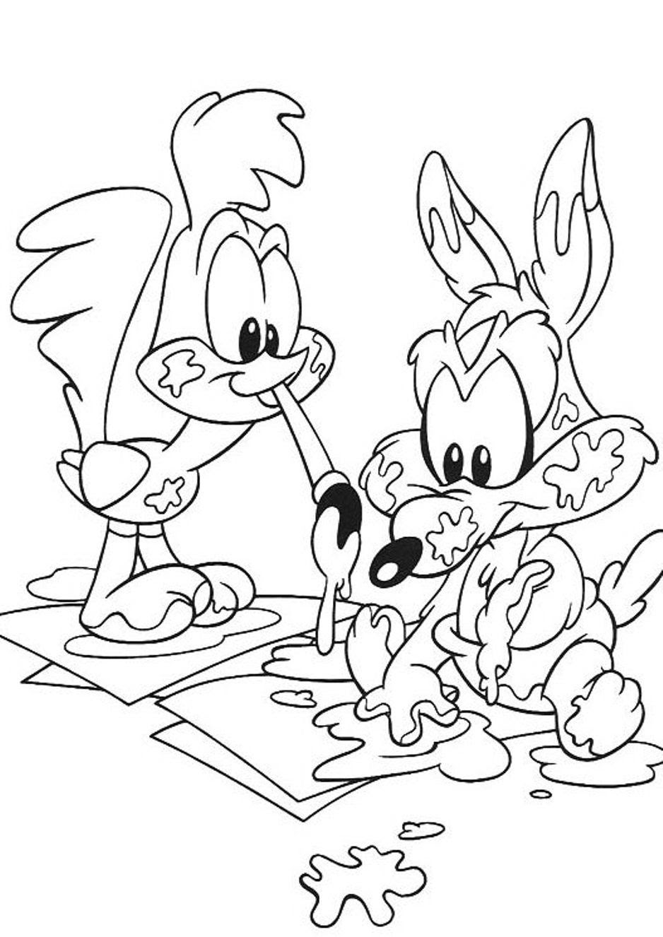 Baby Looney Tunes Coloring Pages Printable Cartoon Coloring cool