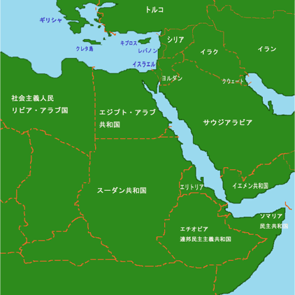 エジプトmａｐ 古代エジプトと外国