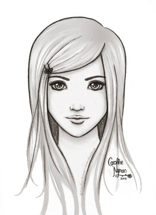 Free Easy Girl Drawing Download Free Clip Art Free Clip