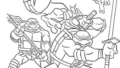 Printable Free Ninja Turtle Coloring Pages