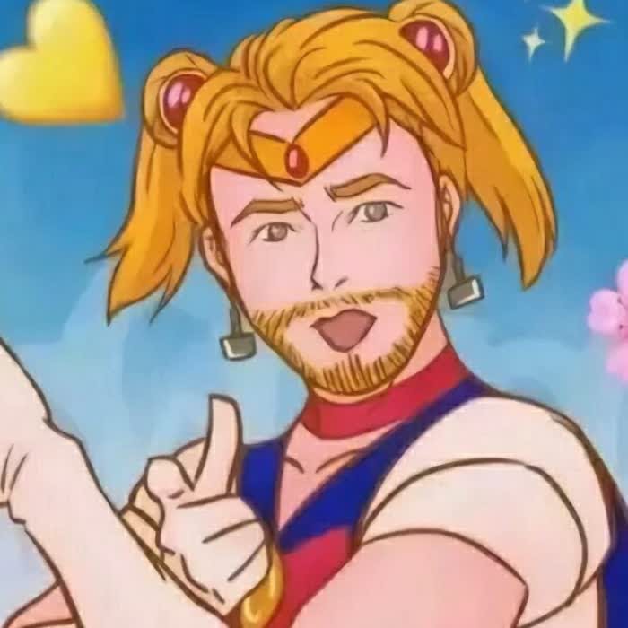 男版鬼畜美少女战士头像图片 单张头像 美头网