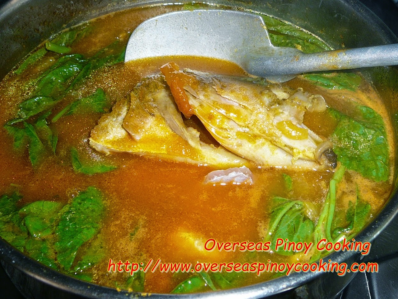 Red Sinigang na Maya-maya sa Miso - Cooking Procedure