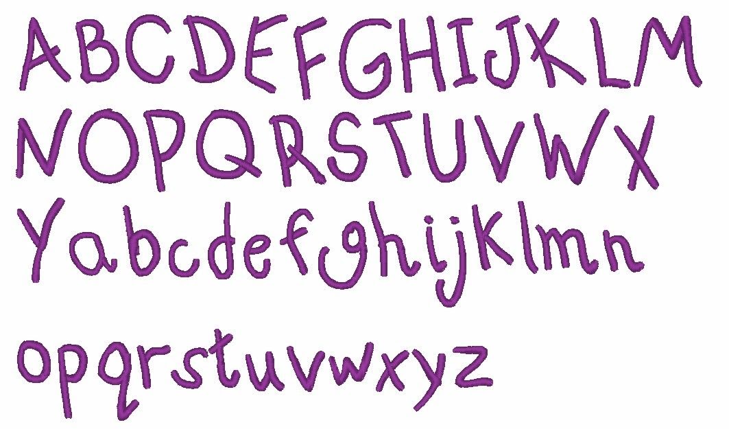 Free SVG Child Handwriting Font Free Commercial License