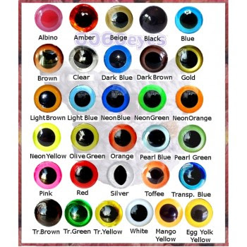 you choose 45mm color or clear animal eyes