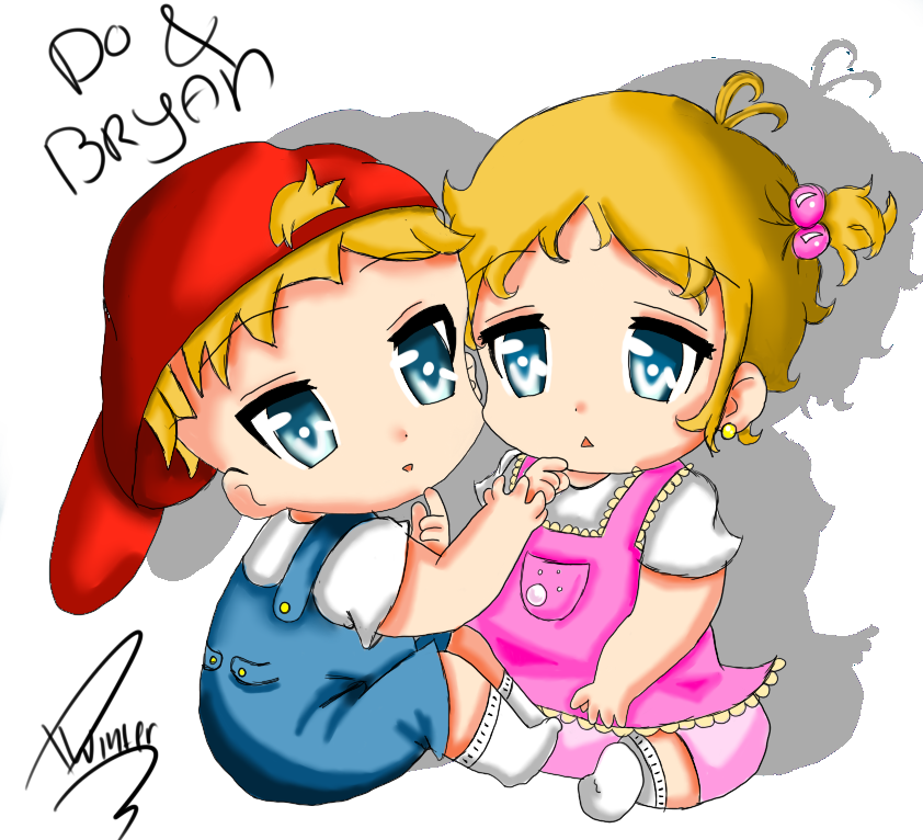 Baby Twins Cute Cartoon Clip Art Library