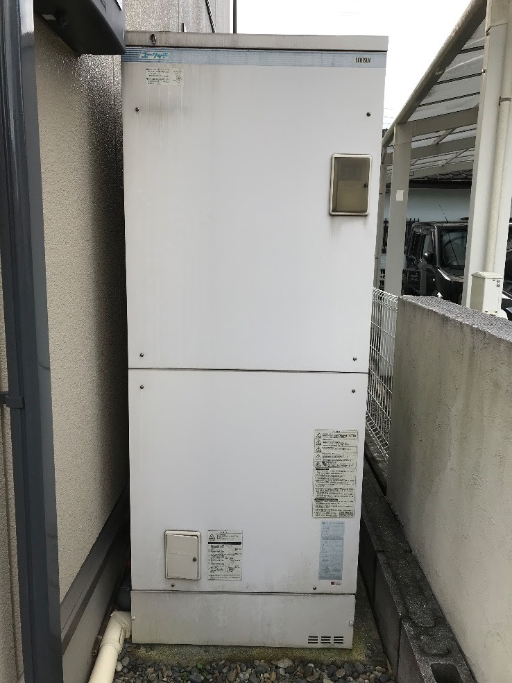 セキスイコロナ電気温水器auf 46m4k Cからダイキンエコキュートeqn46vfv 電気温水器からエコキュート交換工事 千葉県市原市光風台