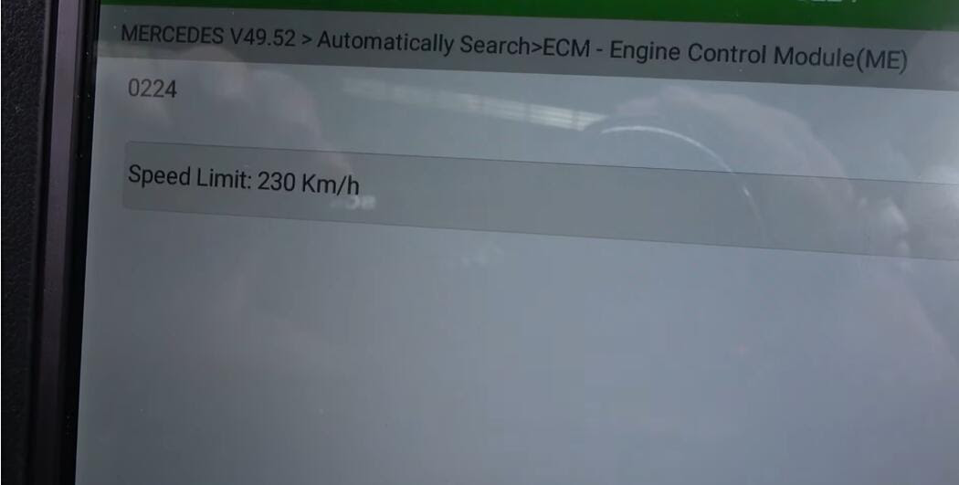 How-to-increase-speed-limiter-on-Mercedes-with-Launch-x431-pro-diagnostic-tool-11