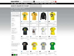 Site americano vende camisetas da Copa (Foto: Reprodução)