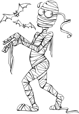 Mummy Coloring Pages For Kids Printable Coloring Book Pages