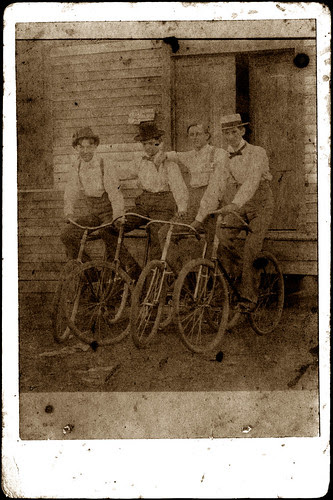 Four bikes, four guys